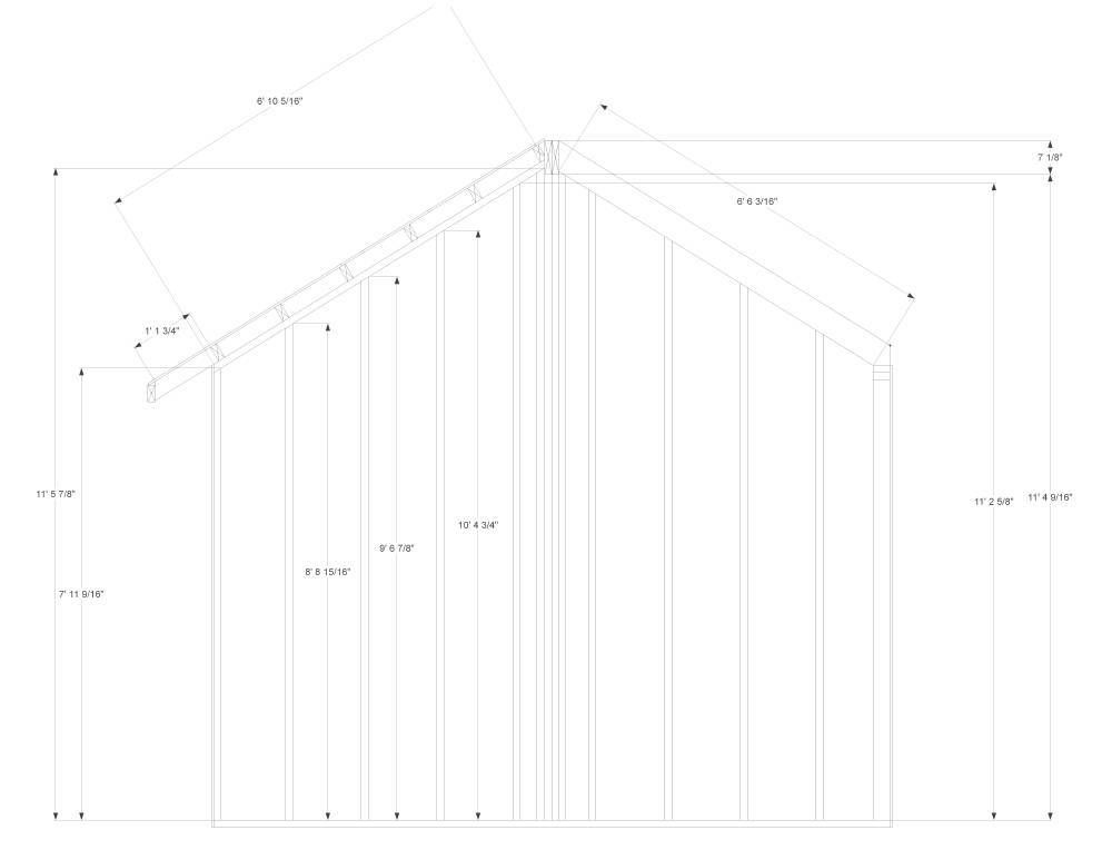 Ballon Framing A Gable Wall. Framing Contractor Talk