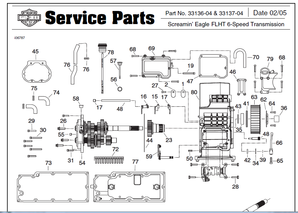 Harley Davidson 4 Speed Transmission Diagram