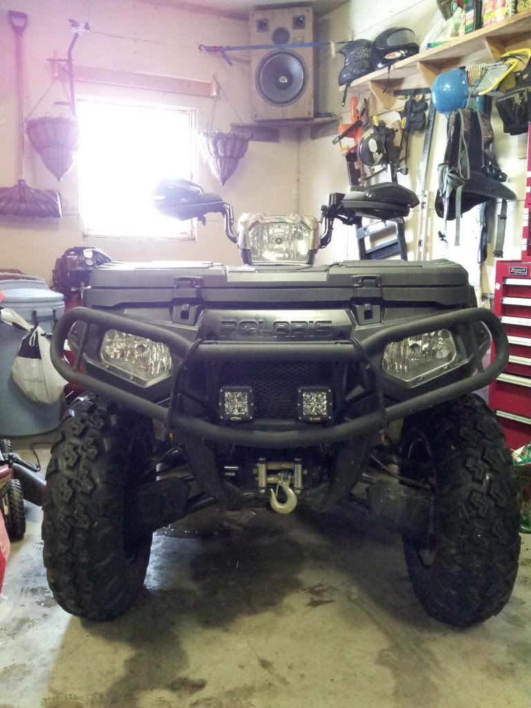 PowerMadd handguards installed!!!! Polaris ATV Forum
