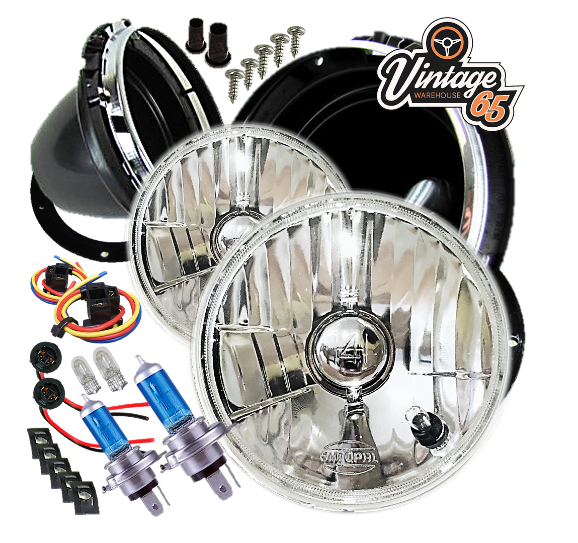 Suzuki Samurai SJ Crystal Clear Xenon Halogen Headlight Head Lamp