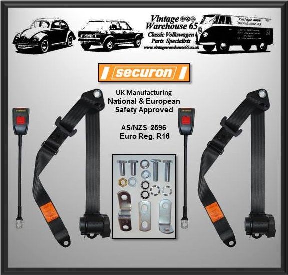 Morris Minor 1000 Saloon Estate Front Automatic Seat Belt Kit eBay