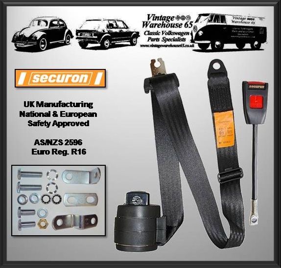 MG MGB & MGC GT Coupe 3 Point Front Fully Automatic Seat Belt Kit eBay