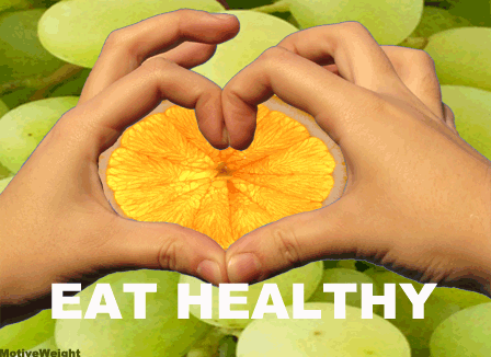 Eat Healthy, Gif promoting healthy eating