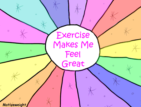 Exercise makes me feel great