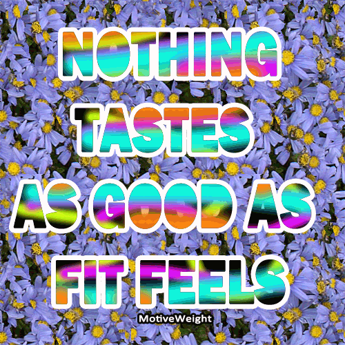 Nothing tastes as good as fit feels