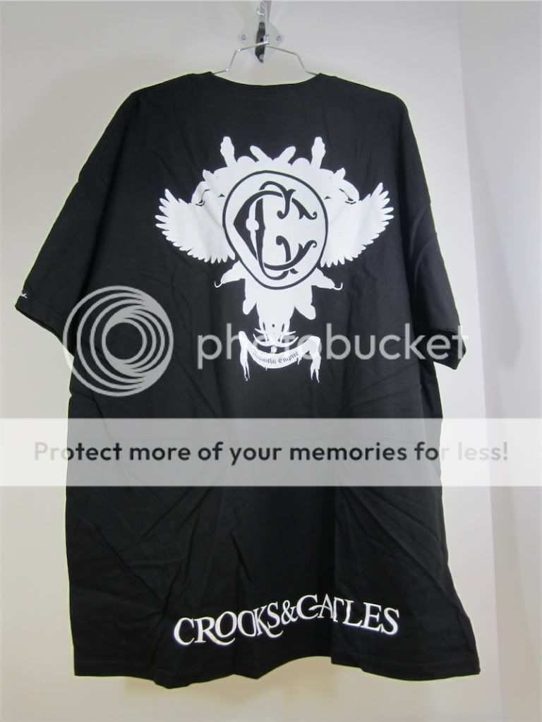 Crooks & Castles T Shirt Monolock Black XXL 2XL  