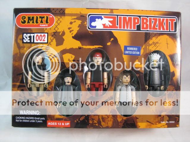 Limp Bizkit Smiti Play Set 2 RARE Limited Edition