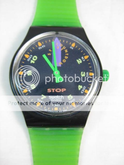 SWISS SWATCH STOP WATCH VINTAGE 1992 JESS RUSH BOXED  