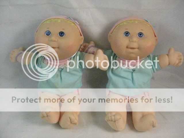 Cabbage Patch Kids Dolls Teeny Tiny Preemie Twins Mint