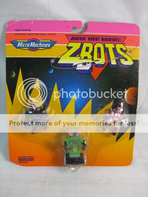 MICRO MACHINES ZBOTS RADICAL ROBOT GALOOB TOY MINIATURE  