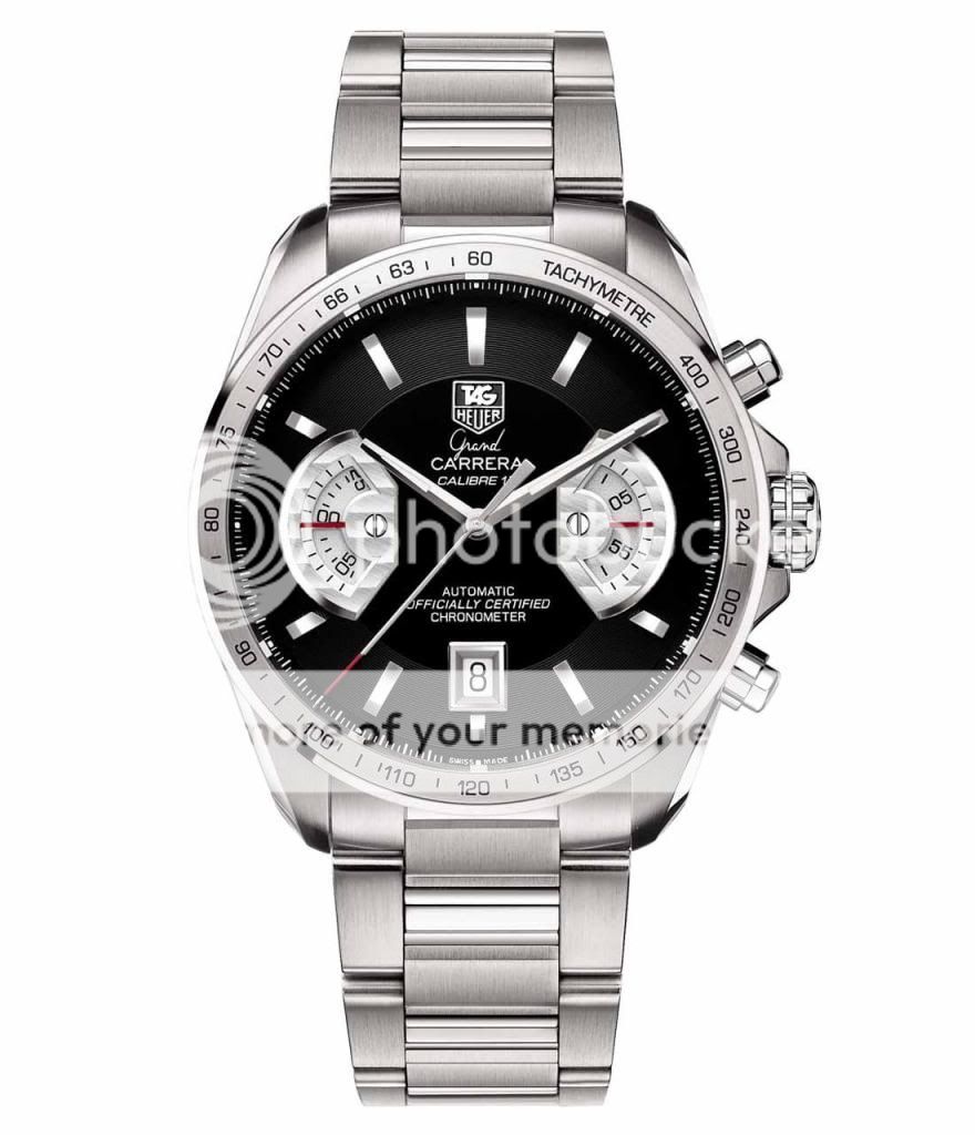 TAG Heuer Mens CAV511A.BA0902 Grand Carrera Chronograph Calibre 17 RS 