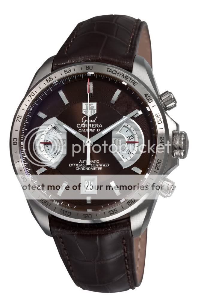 TAG Heuer Mens CAV511E.FC6231 Grand Carrera Chronograph Calibre 17 RS 