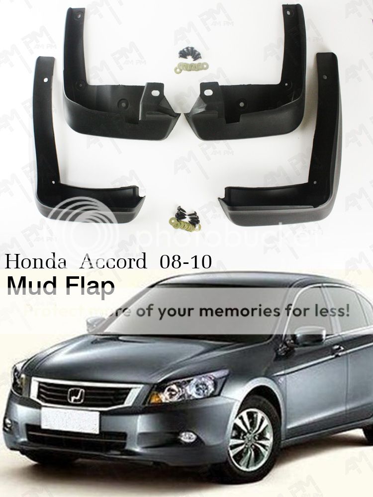 Mud Flaps Splash Guards Honda Accord 2008-2010 Model