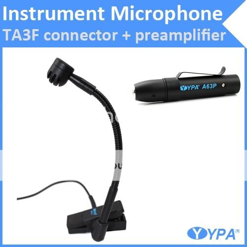 YPA M613 CLIP ON SAXOPHONE DRUM INSTRUMENT MICROPHONE  