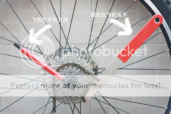 Bike Chain Whip Freewheel Sprocket Cassette Bicycle Repair Tool  