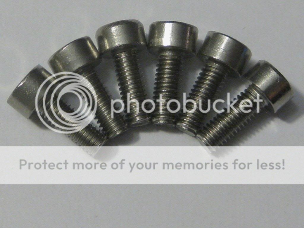 Floyd Rose Saddle Intonation Screws Set (6) Black Steel  