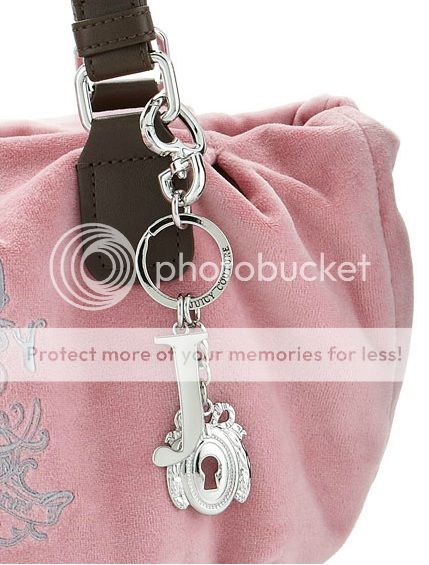 Juicy Couture Pink Etiquette Shoulder Bag Purse Tote Charm w/ Wallet
