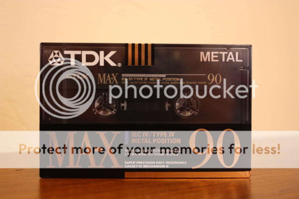 TDK MA X 90 Metal Position IEC IV / Type IV Cassette Tape  