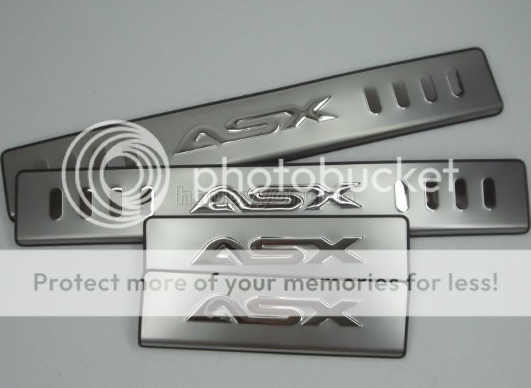 2010+ Mitsubishi ASX Door Sill Protectors Stainless new  